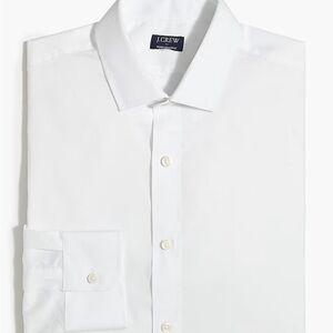 J Crew men’s slim performance white dress shirt size small